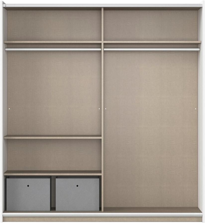 Rauch Zweefdeurkast Kledingkast kast garderobe REFLECT inclusief praktische binneninrichting met veel opbergruimte made in germany - Foto 9