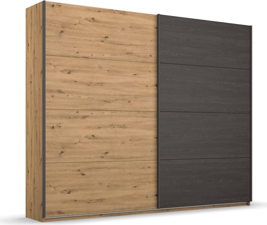Rauch Zweefdeurkast Kledingkast Kast Garderobe Slaapkamerkast APOLLON met ruime opbergruimte en contrasterende deurpanelen made in germany - Foto 3