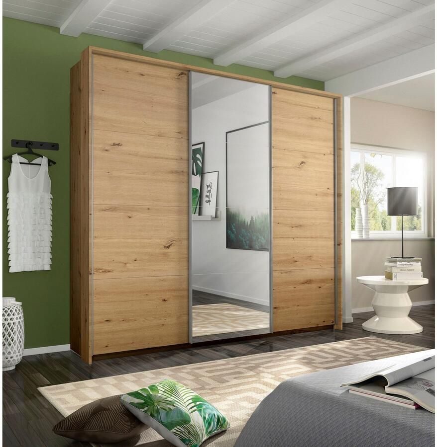 Rauch Zweefdeurkast Kledingkast TOMA met passe-partout incl. rek inzet en extra legplanken made in germany - Foto 5