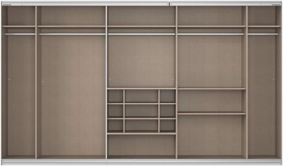 Rauch Zweefdeurkast Kledingkast TOMA met passe-partout incl. rek inzet en extra legplanken made in germany - Foto 9