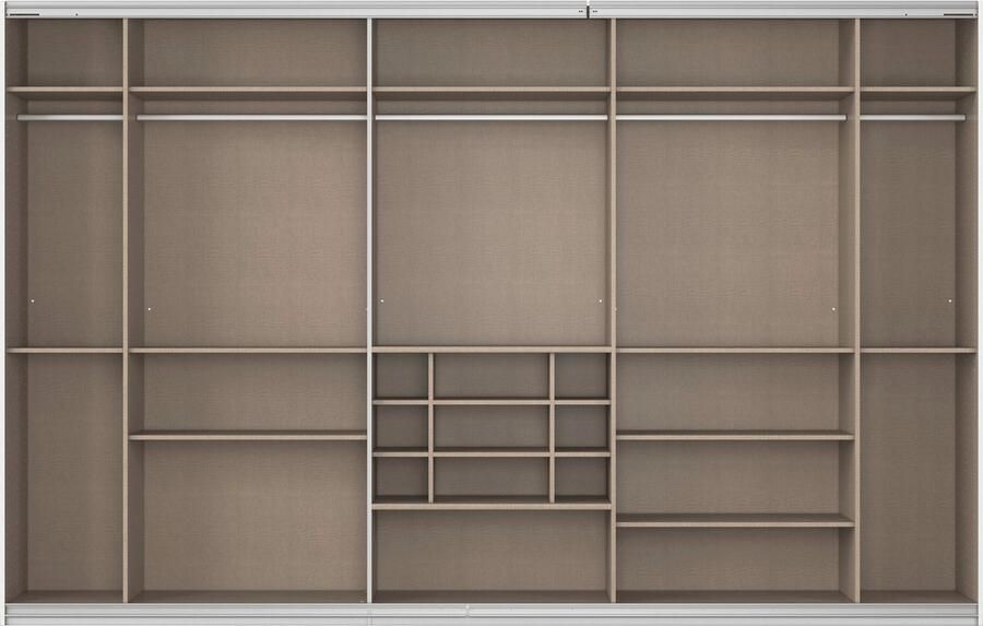 Rauch Zweefdeurkast Kledingkast TOMA met passe-partout incl. rek inzet en extra legplanken made in germany - Foto 9