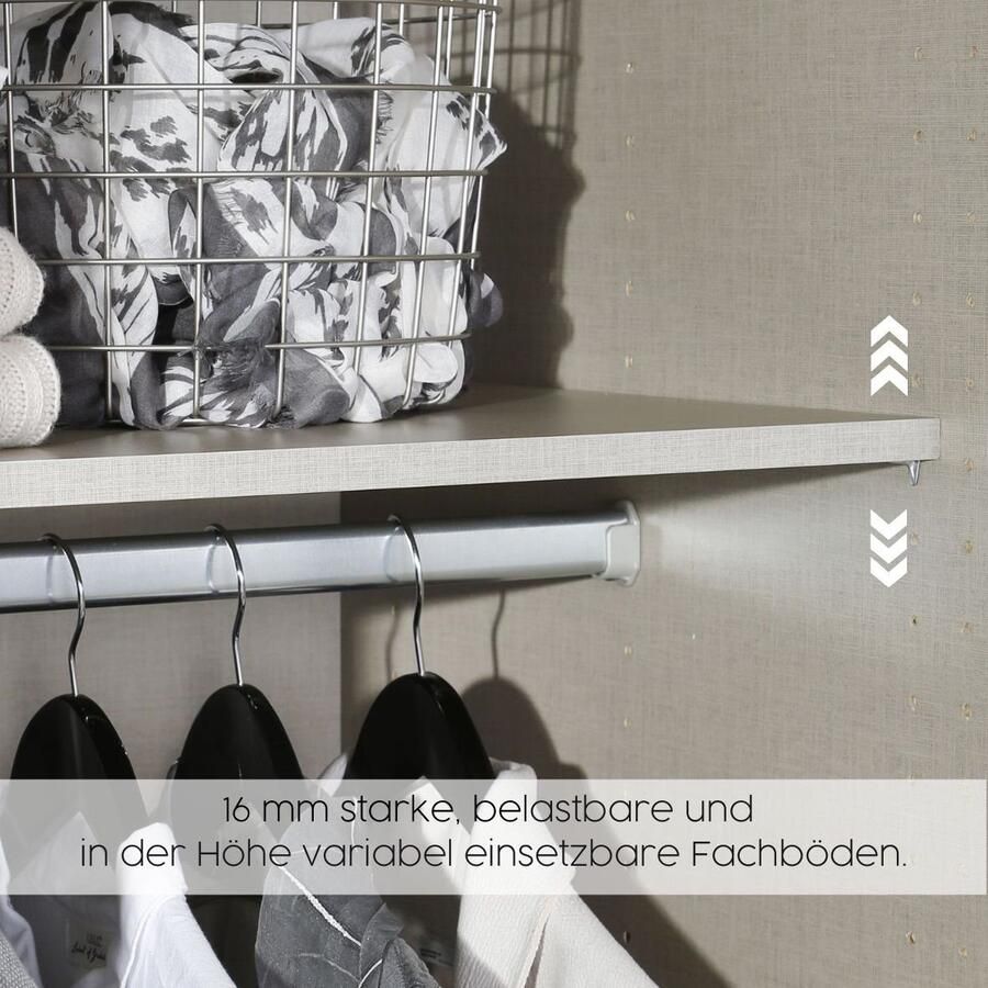 OTTO Draaideurkast Kledingkast kast garderobe linnenkast CHALLENGER - Foto 4