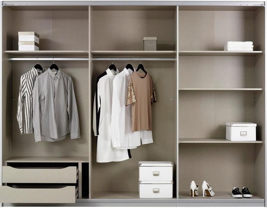 Rauch Zweefdeurkast Kulmbach met uitgebreide interieurinrichting en passe-partout - Foto 6