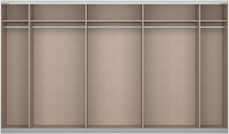 Rauch Zweefdeurkast Kledingkast kast garderobe ORACLE met spiegelfront inclusief lade-inzet en extra legplanken made in germany - Foto 13