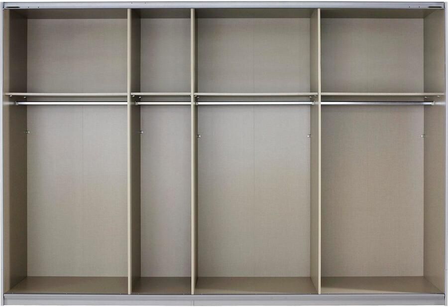 Rauch Zweefdeurkast Kledingkast kast garderobe ORACLE met spiegelfront inclusief lade-inzet en extra legplanken made in germany - Foto 9