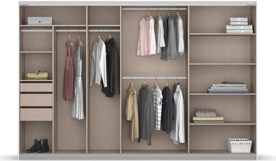 Rauch Zweefdeurkast Kledingkast kast garderobe linnenkast kleedkamer OTELI - Foto 10