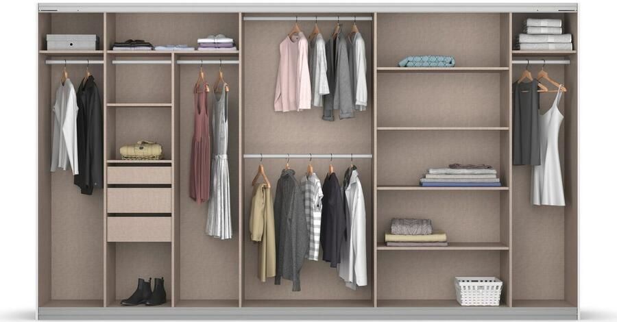 Rauch Zweefdeurkast Kledingkast kast garderobe linnenkast kleedkamer OTELI - Foto 13