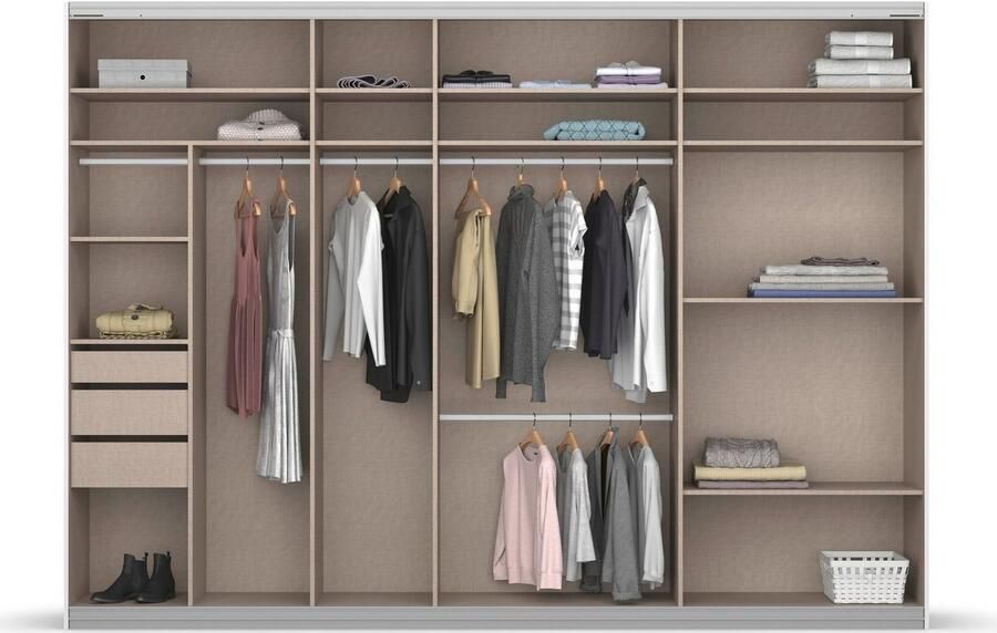 Rauch Zweefdeurkast Kledingkast kast garderobe linnenkast kleedkamer OTELI - Foto 9