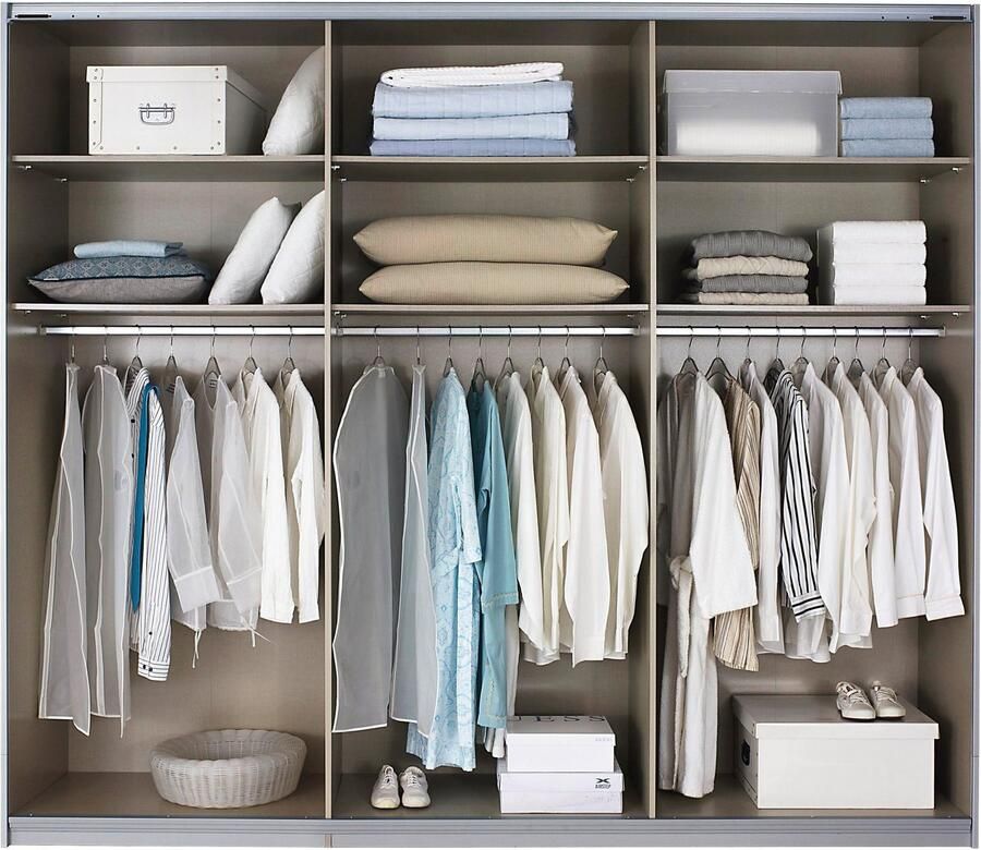 Home24 Zweefdeurkast Quadra(met spiegel ) rauch Orange - Foto 8