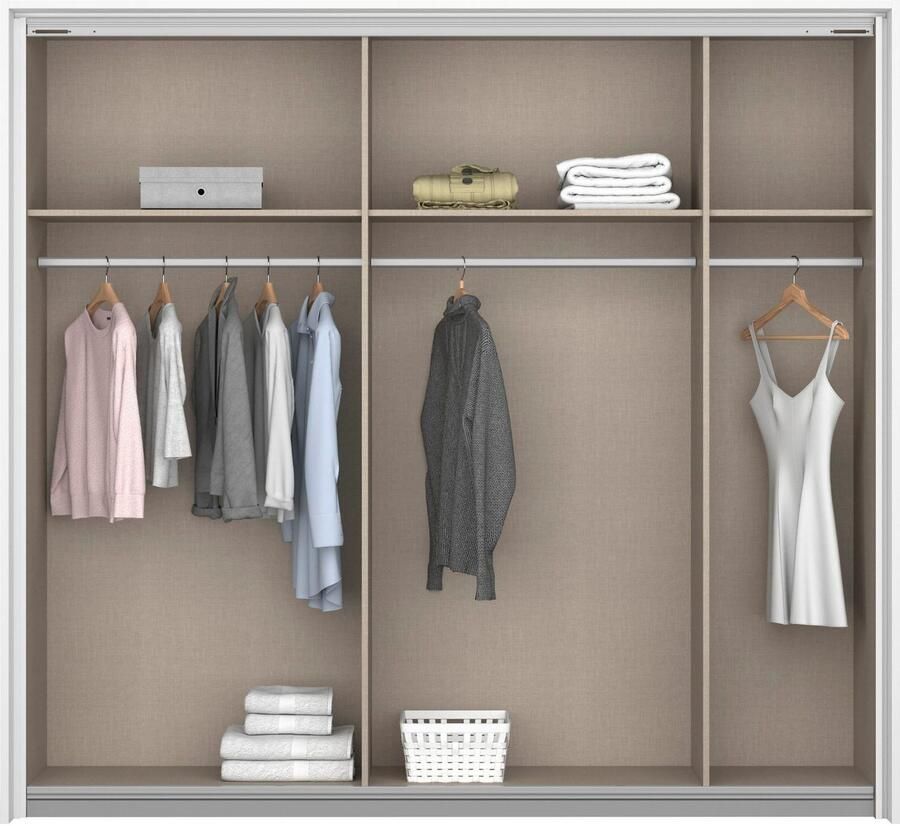 Rauch Zweefdeurkast Quadra met spiegelelementen - Foto 7