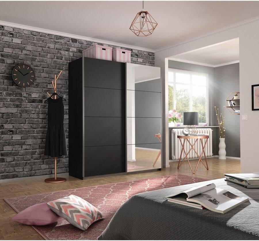 Rauch Zweefdeurkast Quadra met spiegelelementen - Foto 5