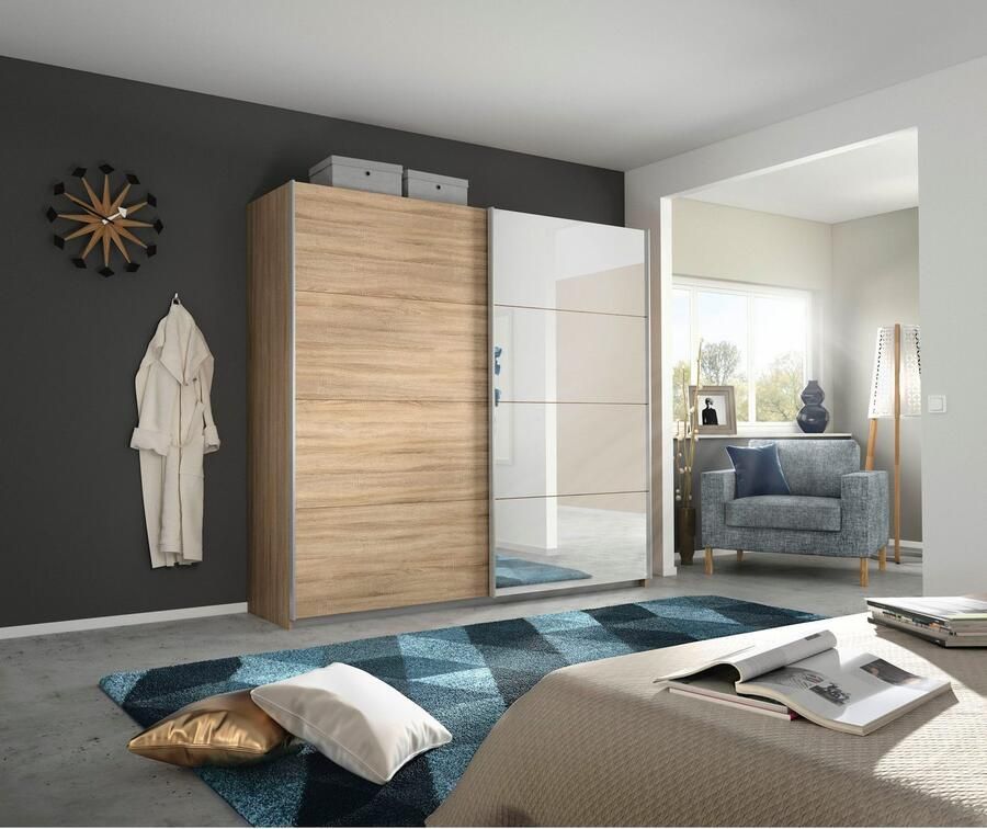 Rauch Zweefdeurkast Quadra met spiegelelementen - Foto 8