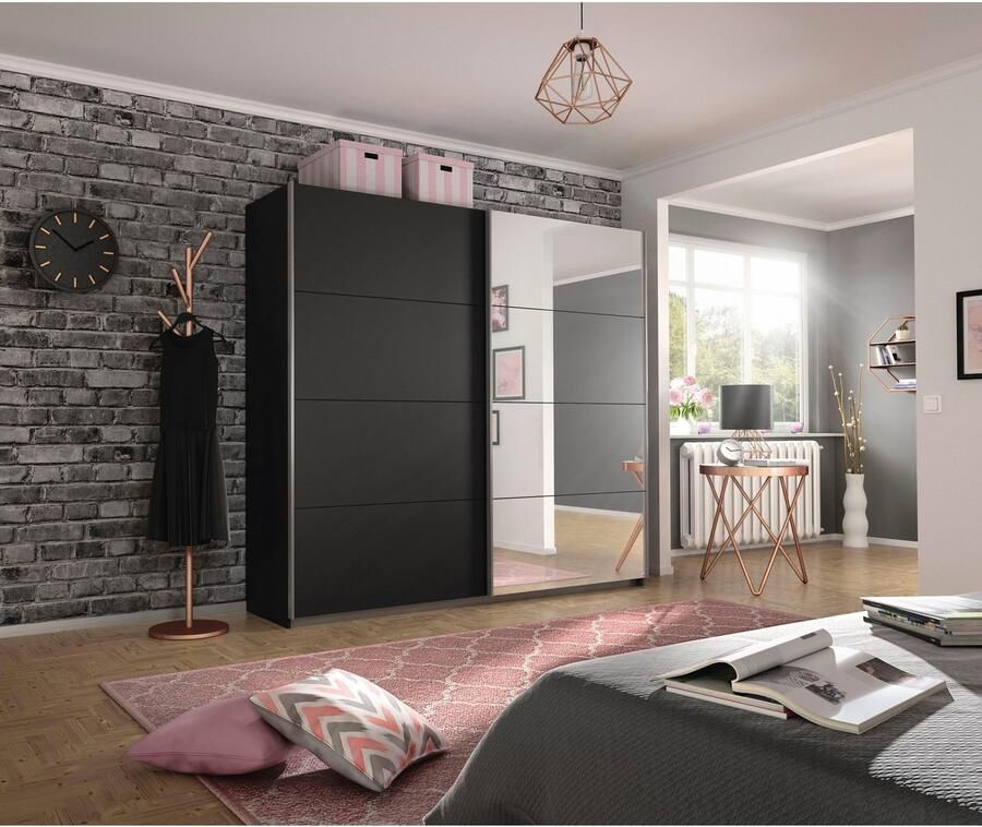 Rauch Zweefdeurkast Quadra met spiegelelementen - Foto 9