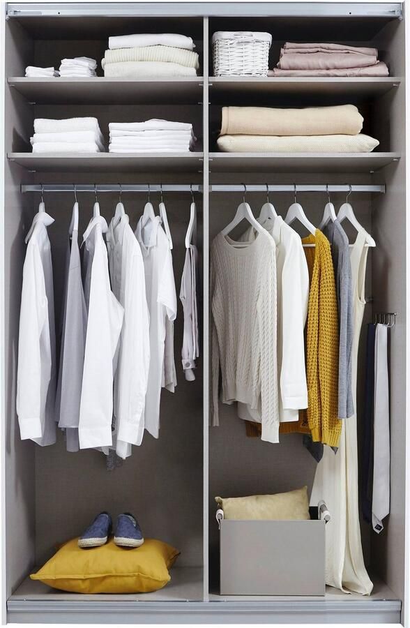 Home24 Zweefdeurkast Quadra(met spiegel ) rauch Orange - Foto 11