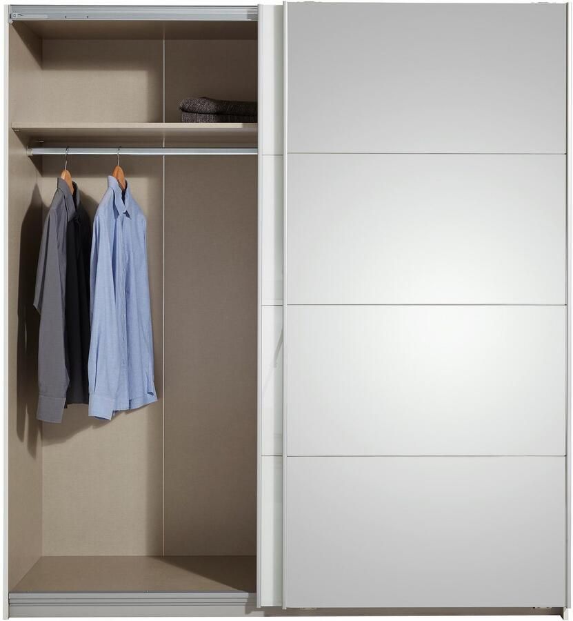Rauch Zweefdeurkast Subito kledingkast bestseller Slaapkamerkast met 4 spiegel- en 4 glaselementen - Foto 6