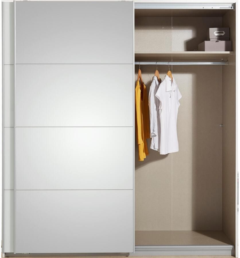 Rauch Zweefdeurkast Subito kledingkast bestseller Slaapkamerkast met 4 spiegel- en 4 glaselementen - Foto 4
