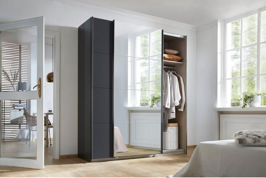 Rauch Zweefdeurkast Subito kledingkast bestseller Slaapkamerkast met 4 spiegelelementen - Foto 5