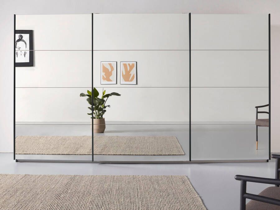 Rauch Zweefdeurkast Kledingkast kast garderobe ORACLE met spiegelfront inclusief lade-inzet en extra legplanken made in germany - Foto 19