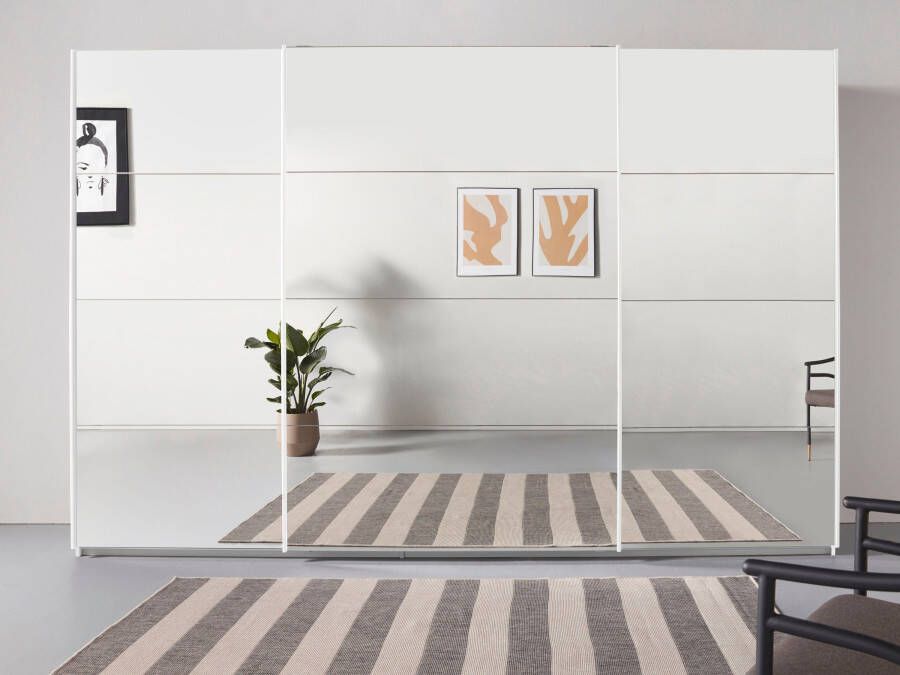 Rauch Zweefdeurkast Kledingkast kast garderobe ORACLE met spiegelfront inclusief lade-inzet en extra legplanken made in germany - Foto 13