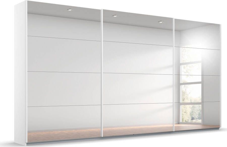Rauch Zweefdeurkast Kledingkast kast garderobe ORACLE met spiegelfront inclusief lade-inzet en extra legplanken made in germany - Foto 15