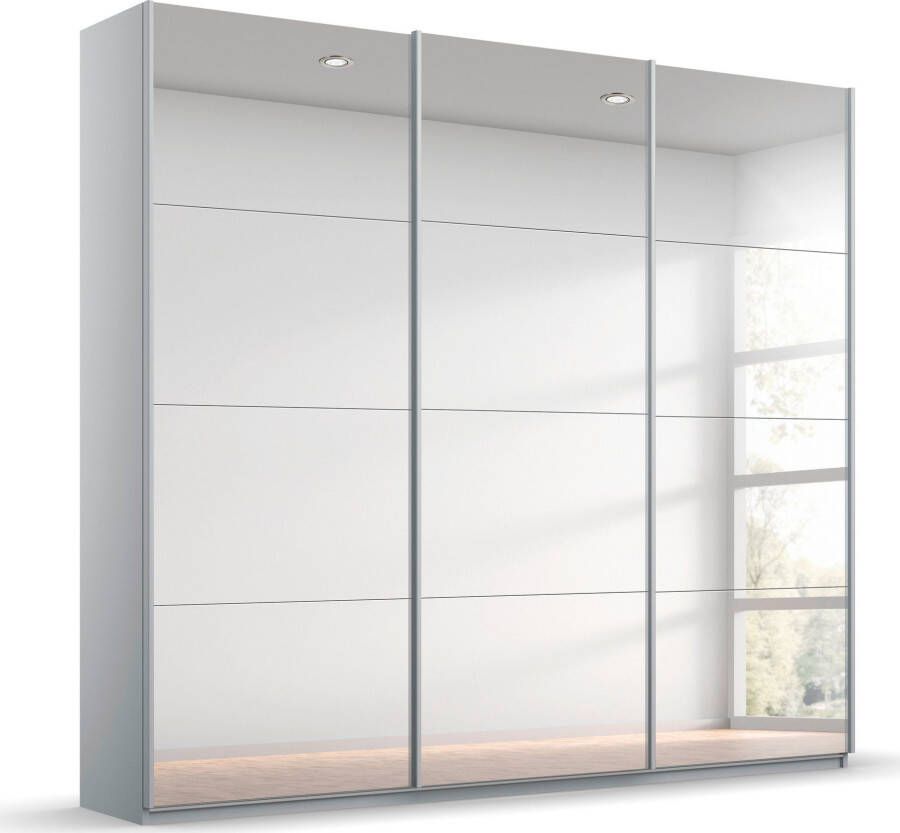 Rauch Zweefdeurkast Kledingkast kast garderobe ORACLE met spiegelfront inclusief lade-inzet en extra legplanken made in germany - Foto 14