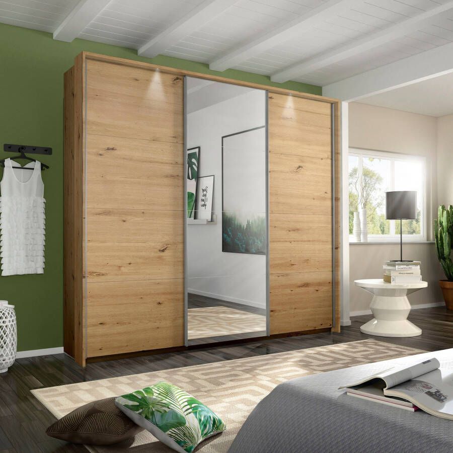 Rauch Zweefdeurkast Kledingkast TOMA met passe-partout incl. rek inzet en extra legplanken made in germany - Foto 14