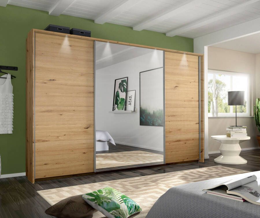 Rauch Zweefdeurkast Kledingkast TOMA met passe-partout incl. rek inzet en extra legplanken made in germany - Foto 11
