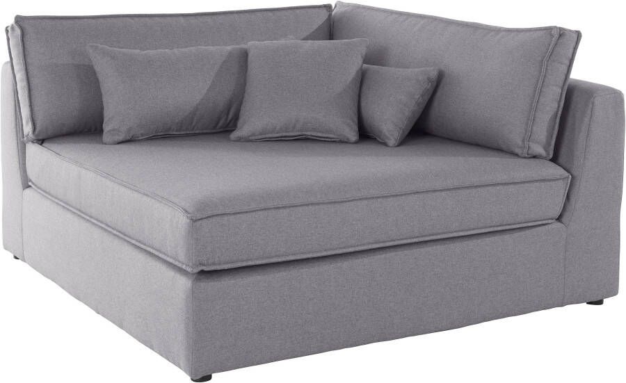 OTTO Bank-hoekelement Enid Deel van een modulaire bank stevig zitcomfort ook in breedribcord