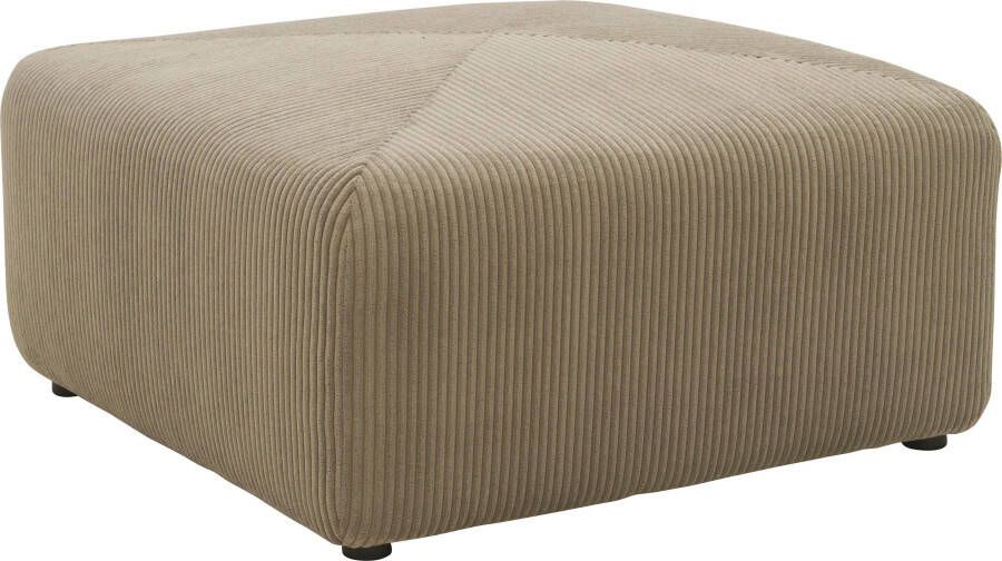 RAUM.ID Hocker Gerrid Ribfluwelen bekleding passend bij de modulaire serie "Gerrid" - Foto 4