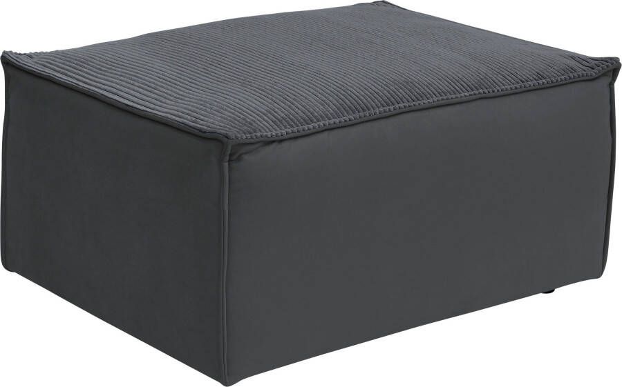 RAUM.ID Hocker Modulid als module of afzonderlijk te gebruiken in ribfluweel (1 stuk) - Foto 6