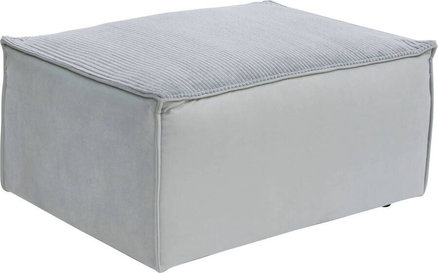 RAUM.ID Hocker Modulid als module of afzonderlijk te gebruiken in ribfluweel (1 stuk) - Foto 6