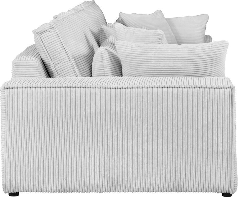 RAUM.ID 3-zitsbank Enid 3 delen bestaand uit modules in vele overtrekken ook in breedribcord - Foto 2