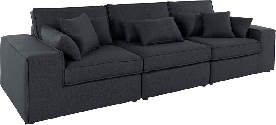 OTTO 3-zitsbank Florid 3 delen bestaand uit modules vele stofkwaliteiten ook in cord - Foto 4