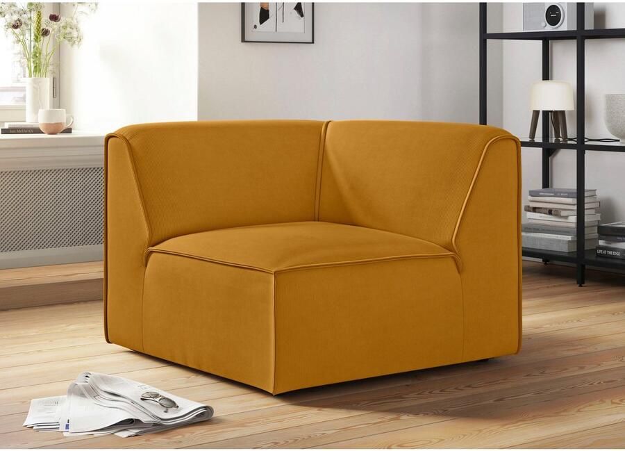 OTTO Bank-hoekelement Merid sofa-element afmetingen B D H: 97 97 46 cm als module of apart te gebruiken voor individuele samenstelling - Foto 5
