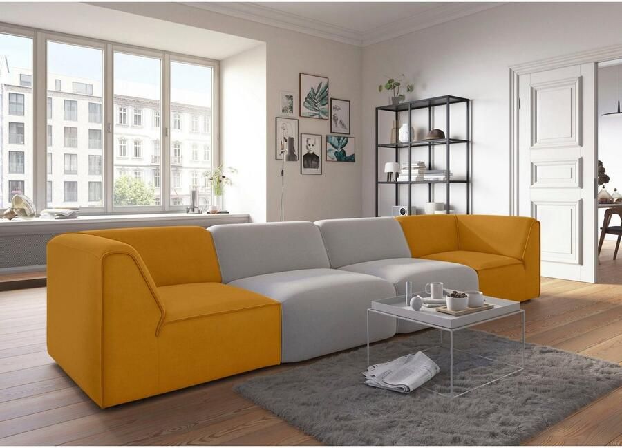 OTTO Bank-hoekelement Merid sofa-element afmetingen B D H: 97 97 46 cm als module of apart te gebruiken voor individuele samenstelling - Foto 6