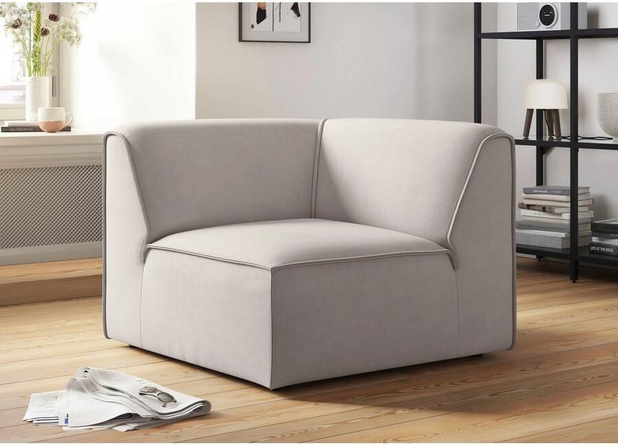 OTTO Bank-hoekelement Merid sofa-element afmetingen B D H: 97 97 46 cm als module of apart te gebruiken voor individuele samenstelling