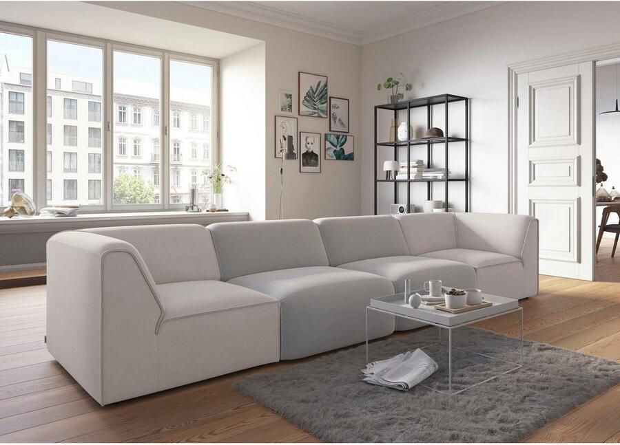 OTTO Bank-hoekelement Merid sofa-element afmetingen B D H: 97 97 46 cm als module of apart te gebruiken voor individuele samenstelling - Foto 5