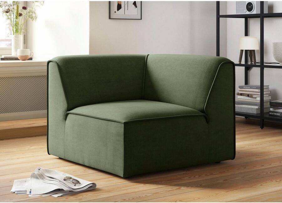 OTTO Bank-hoekelement Merid sofa-element afmetingen B D H: 97 97 46 cm als module of apart te gebruiken voor individuele samenstelling - Foto 4