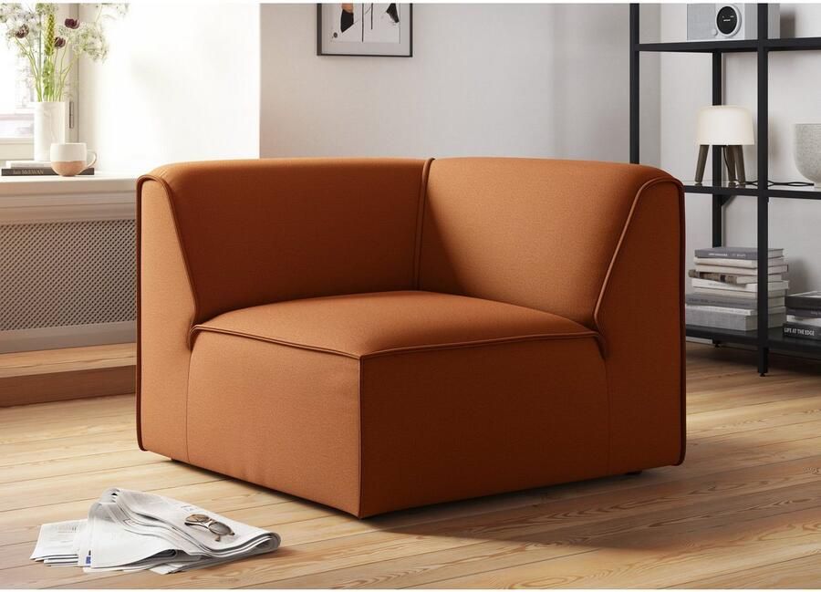 OTTO Bank-hoekelement Merid sofa-element afmetingen B D H: 97 97 46 cm als module of apart te gebruiken voor individuele samenstelling