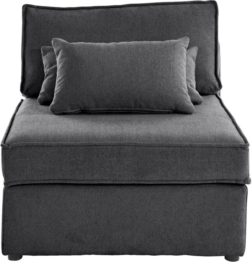 OTTO Bank-middenelement Florid als deel van een modulaire bank stevig zitcomfort ook in cord - Foto 2