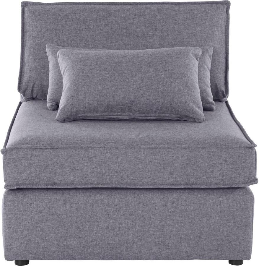 OTTO Bank-middenelement Florid als deel van een modulaire bank stevig zitcomfort ook in cord - Foto 3