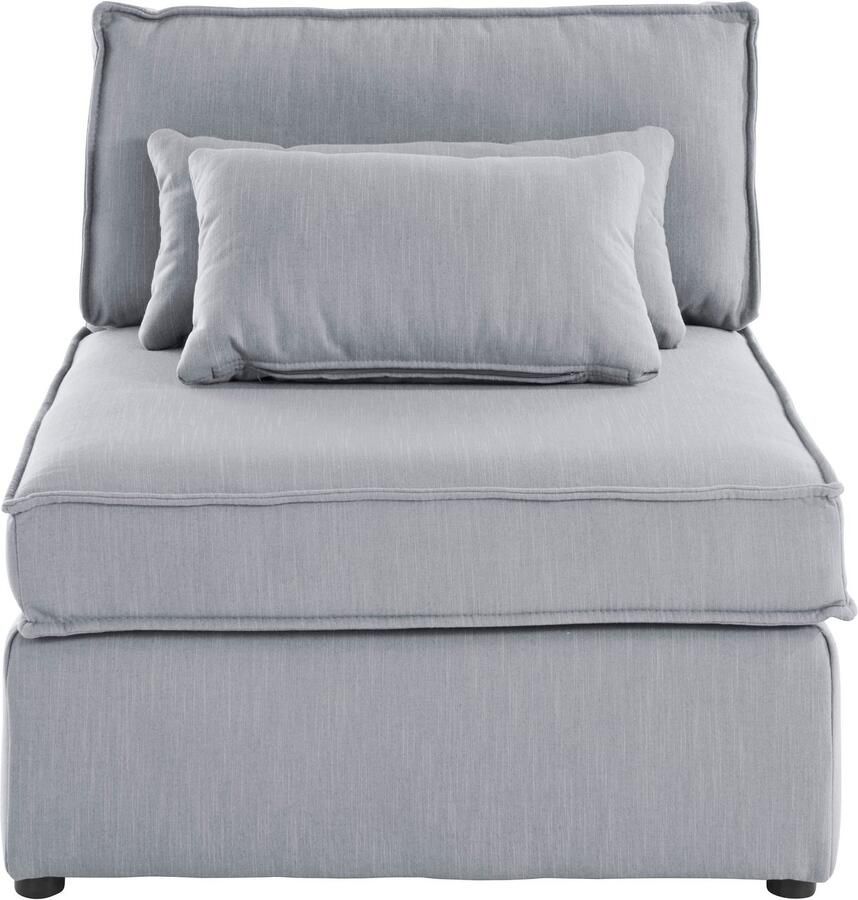 OTTO Bank-middenelement Florid als deel van een modulaire bank stevig zitcomfort ook in cord - Foto 3