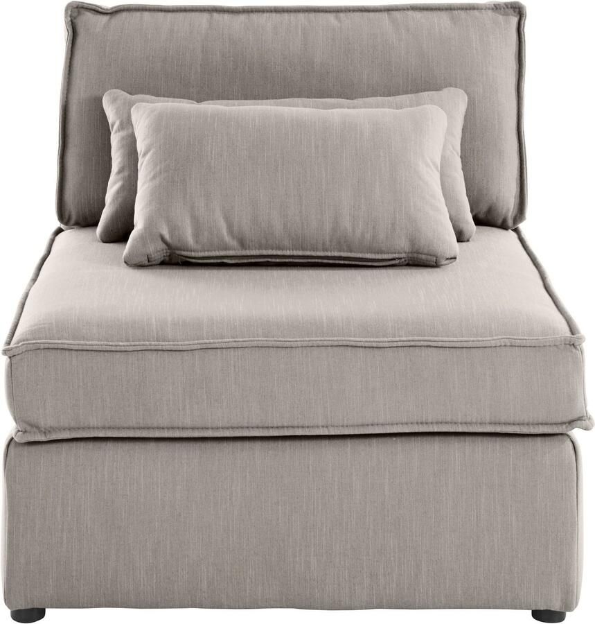OTTO Bank-middenelement Florid als deel van een modulaire bank stevig zitcomfort ook in cord - Foto 3