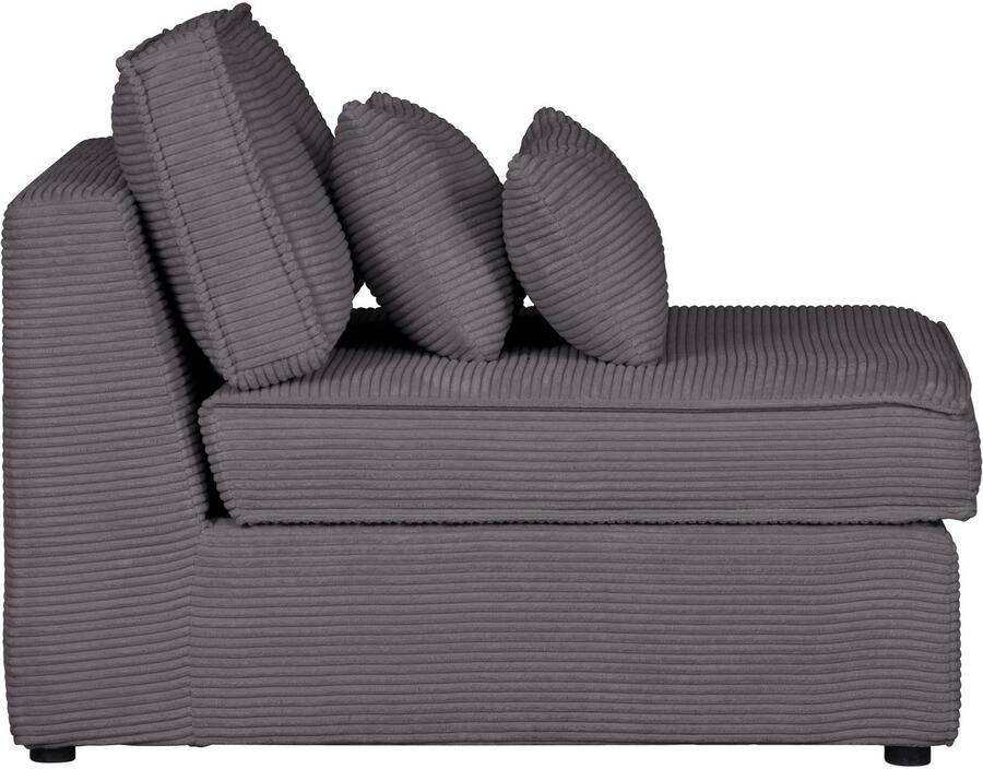 OTTO Bank-middenelement Florid als deel van een modulaire bank stevig zitcomfort ook in cord - Foto 3