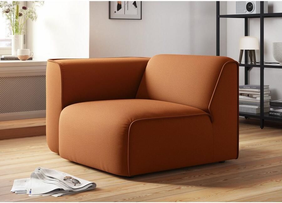 OTTO Fauteuil Bank-hoekelement afmetingen B D H: 109 97 46 cm als module of apart te gebruiken voor individuele samenstelling - Foto 4