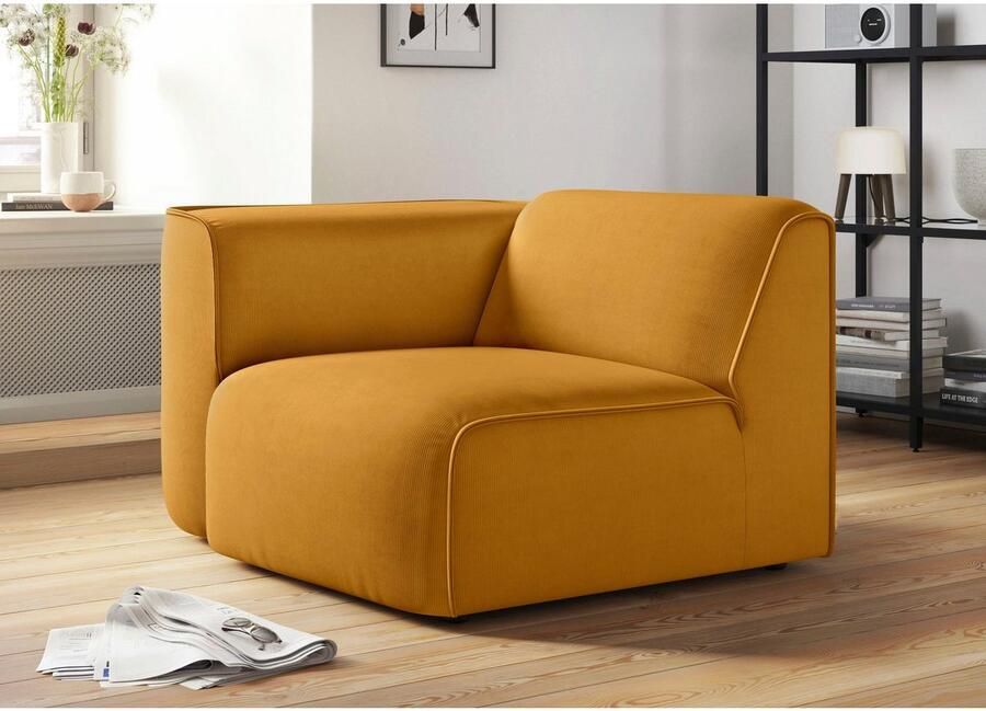 OTTO Fauteuil Bank-hoekelement afmetingen B D H: 109 97 46 cm als module of apart te gebruiken voor individuele samenstelling - Foto 3