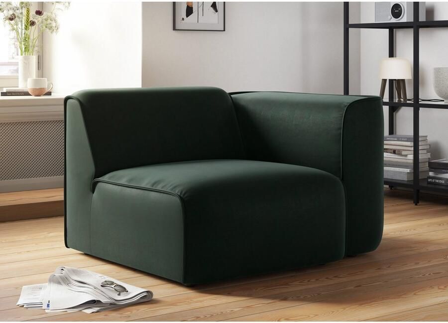 OTTO Fauteuil Bank-hoekelement afmetingen B D H: 109 97 46 cm als module of apart te gebruiken voor individuele samenstelling - Foto 4