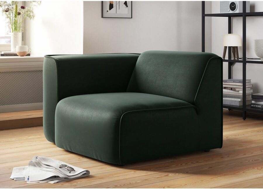 OTTO Fauteuil Bank-hoekelement afmetingen B D H: 109 97 46 cm als module of apart te gebruiken voor individuele samenstelling - Foto 4