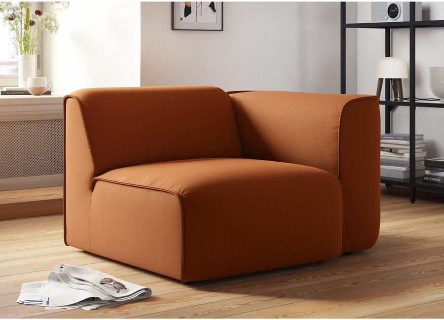 OTTO Fauteuil Bank-hoekelement afmetingen B D H: 109 97 46 cm als module of apart te gebruiken voor individuele samenstelling - Foto 4