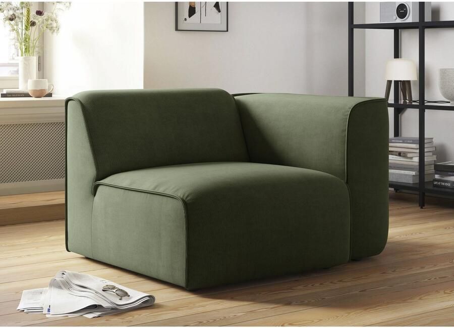 OTTO Fauteuil Bank-hoekelement afmetingen B D H: 109 97 46 cm als module of apart te gebruiken voor individuele samenstelling - Foto 3